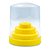 Suporte para 48 Brocas Cerâmica Unhas Gel Organizador Amarelo - Imagem 3