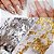 Nail Foil Para Unhas Dourado e Prata, Caixa com 10 Rolos - Imagem 3