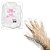 Luva Plástica Descartável Transparente Manicure 100 Unidades - Imagem 1
