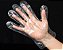 Luva Plástica Descartável Transparente Manicure 100 Unidades - Imagem 3