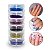 Torre com 6 Potes de Glitter Fino Decoração Unhas Nail Art - Imagem 2