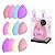 Kit 12 Esponjas Para Maquiagem Gota Chanfrada Base Corretivo Contorno Pó Blush Liquido - Imagem 1