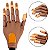 Mão Articulável de Treino Manicure com Garra + 105 Unhas - Imagem 2
