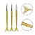 Kit 3 Pincéis Sereia Ultra Fino Filete Decoração De Unhas - Imagem 3