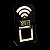 Placa Wifi QR Code Display Acrílico Mesa Balcão Transparente - Imagem 4