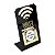 Placa Wifi QR Code Display Acrílico de Mesa Balcão Preto - Imagem 2