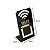 Placa Wifi QR Code Display Acrílico de Mesa Balcão Preto - Imagem 3