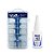 Kit 100 Tips Curvatura C Transparente + Cola Tek Bond 793 - Imagem 1