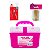 Kit Maleta Multiuso + Alicate Cutícula 522 + 100 Mini Lixa - Imagem 1