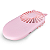 Mini Ventilador Portátil Recarregável Rosa Maquiagem Cílios - Imagem 4