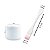 Kit Pincel Espátula 2 em 1 Skin Care + Pote Tampa Colher 30g - Imagem 6