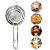 Kit 3 Peneiras Coar Polvilhar Aço Inox Cozinha Medidas Pequena Média e Grande - Imagem 1