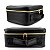 Maleta Bolsa Make Acessórios Espelho LED Porta Pincel Preto - Imagem 5