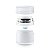 Pote Recipiente Cosmético Creme Maquiagem Líquidos Frasco a Vácuo Pump Elegante Branco e Prata Compacto 15ml - Imagem 2