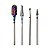 Kit 7 Broca Cerâmica Tungstênio Diamantada, Escovinha Macia Limpeza, Polidora + Suporte Rosa com Tampa de Acrílico Transparente - Imagem 9