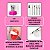 Kit 7 Brocas de Cerâmica Variadas + Broca Diamantada Extra Forte + Escovinha Limpeza Cerdas Macias + Broca de Polimento +Suporte Rosa com Tampa de Acrílico Manicure Alongamento de Unhas - Imagem 7