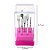 Kit 7 Brocas de Cerâmica Variadas + Broca Diamantada Extra Forte + Escovinha Limpeza Cerdas Macias + Broca de Polimento +Suporte Rosa com Tampa de Acrílico Manicure Alongamento de Unhas - Imagem 13