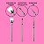 Kit 7 Brocas de Cerâmica Variadas + Broca Diamantada Extra Forte + Escovinha Limpeza Cerdas Macias + Broca de Polimento +Suporte Rosa com Tampa de Acrílico Manicure Alongamento de Unhas - Imagem 4