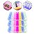 Kit 3 Caixa Organizadora Multicolor Miçanga Glitter 84 Potes - Imagem 5