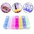 Kit 3 Caixa Organizadora Multicolor Miçanga Glitter 84 Potes - Imagem 2