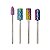 Kit 3 Broca Tungstênio Colorida + 2 Diamantada Extra Forte + 1 Polimento Rosa + 1 Limpeza Escovinha Cerdas Macias + Suporte Rosa de Acrílico com Tampa Transparente - Imagem 8