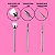 Kit 3 Brocas Polidoras Coloridas + 2 Diamantadas Finas + 1 Cerâmica Large Barrel + 1 Limpeza Escovinhas Cerdas + Suporte Rosa com Tampa de Acrílico Transparente - Imagem 5