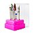 Kit 3 Brocas Polidoras Coloridas + 2 Diamantadas Finas + 1 Cerâmica Large Barrel + 1 Limpeza Escovinhas Cerdas + Suporte Rosa com Tampa de Acrílico Transparente - Imagem 9