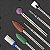 Kit 3 Brocas Polidoras Coloridas + 2 Diamantadas Finas + 1 Cerâmica Large Barrel + 1 Limpeza Escovinhas Cerdas + Suporte Rosa com Tampa de Acrílico Transparente - Imagem 8