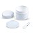 Kit Pote Branco com Tampa Vedação Colher + Pó Acrílico Cover Nude 30g + Sachê Líquido Monomer 30ml Unhas de Gel Fibra Manicure Nail Designer, Vólia - Imagem 6