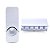 Kit Organizador Banheiro Dispenser Creme Dental Suporte para 5 Escovas de Dente com Adesivos Dupla Face - Imagem 6