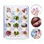 Kit 12 Flores e Folhas Secas Naturais Encapsulamento Nail Designer Decoração Unhas Alongamento - Imagem 1