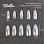 Unhas Postiças Formato Almond Transparente Fácil Aplicação Esmaltação Duradoura, 100 Und, Arte Sedução - Imagem 3