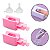 Kit 2 Coletores de Glitter Pá Funil Banho de Brilho Decoração de Unhas Manicure Designer - Imagem 1