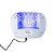 Cabine LED UV 110w 36 Leds Bivolt Modelo KM-520 Alongamento Unhas de Gel Fibra Decoração C/ Suporte Divisória Branco e Rosa - Imagem 7