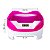 Cabine LED UV 110w 36 Leds Bivolt Modelo KM-520 Alongamento Unhas de Gel Fibra Decoração C/ Suporte Divisória Branco e Rosa - Imagem 8