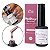 Esmalte em Gel Textura Fina Led Uv My Glossy Purple Pink Decoração Alongamento Unhas Fibra 9g Vòlia - Imagem 1