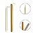 Kit 400 Palito Bambu Ponta Chanfro 12,5cm + 400 Lixa Parda 13cm + Balde - Imagem 4