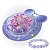 Unha Postiça Infantil Pequena 12 Und Autocolante + Pulseira Miçanga Colorida - Imagem 5