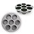 Forma Cup Cake 7 Divisórias Muffin Sorvete Silicone Multicolor Congelador Forno Air Fryer - Imagem 5