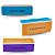 Kit 4 Lixa Bloco 4 Faces Colorida Polimento Brilho Modelar Lixar Alongamento Unhas Decoradas - Imagem 2