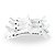 Kit 12 Presilhas Prendedor Cabelo Design Bico de Jacaré Crocodilo Penteados Salão Branco - Imagem 3