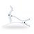Kit 12 Presilhas Prendedor Cabelo Design Bico de Jacaré Crocodilo Penteados Salão Branco - Imagem 5