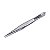 Kit 3 Pinça Aço Inox Chanfrada Fina Reta Design Modelagem Sobrancelha Fio a Fio Precisão Profissional Compacta - Imagem 2