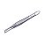 Kit 3 Pinça Aço Inox Chanfrada Fina Reta Design Modelagem Sobrancelha Fio a Fio Precisão Profissional Compacta - Imagem 4