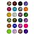 Kit 24 Glitters Flocado Colorido Decoração Unha Gel Design Nail Art Manicure Alongamento Encapsulamento Enfeites Multicolor - Imagem 5