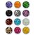 Kit 24 Glitters Flocado Colorido Decoração Unha Gel Design Nail Art Manicure Alongamento Encapsulamento Enfeites Multicolor - Imagem 3
