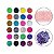 Kit 24 Glitters Fino Flocado Colorido Decoração Design Encapsulamento Unhas Manicure Alongamento Nail Art - Imagem 1