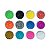 Kit 24 Glitters Fino Flocado Colorido Decoração Design Encapsulamento Unhas Manicure Alongamento Nail Art - Imagem 7