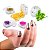Kit 120 Glitter Flocado Fino Holográfico Caviar Folha Ouro Borboletas Flores Secas Pó Acrílico Colorido Decoração Unha Manicure - Imagem 3