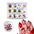 Kit 120 Glitter Flocado Fino Holográfico Caviar Folha Ouro Borboletas Flores Secas Pó Acrílico Colorido Decoração Unha Manicure - Imagem 7